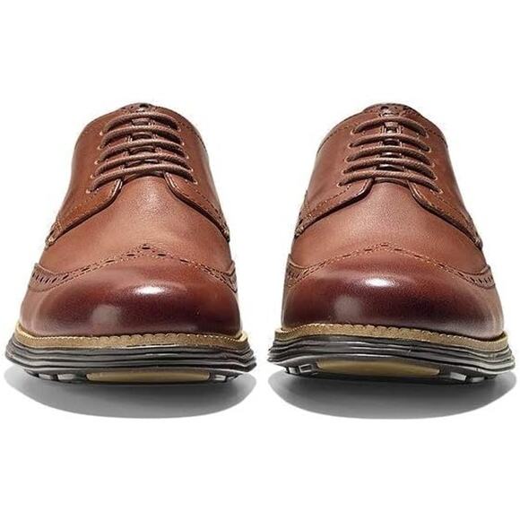 NWT Cole Haan Men\'s Original Grand Shortwing Oxford, Woodbury/Java, 13 M